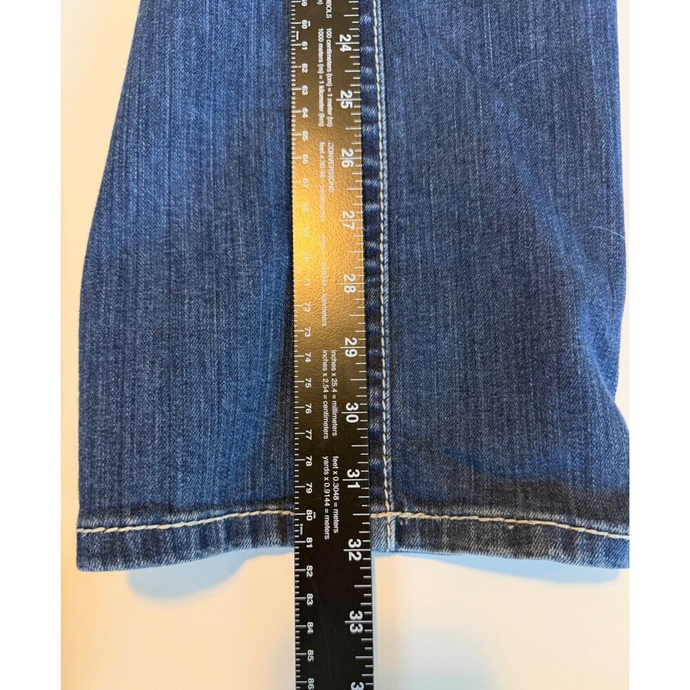 Adriano Goldschmied 27R Ex-Boyfriend Jeans Blue Denim Button Zip Pockets - Picture 9 of 9